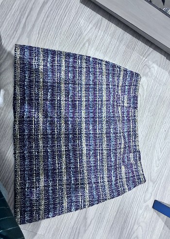 Kadın Çok Renkli Mini Etek - Görsel 3