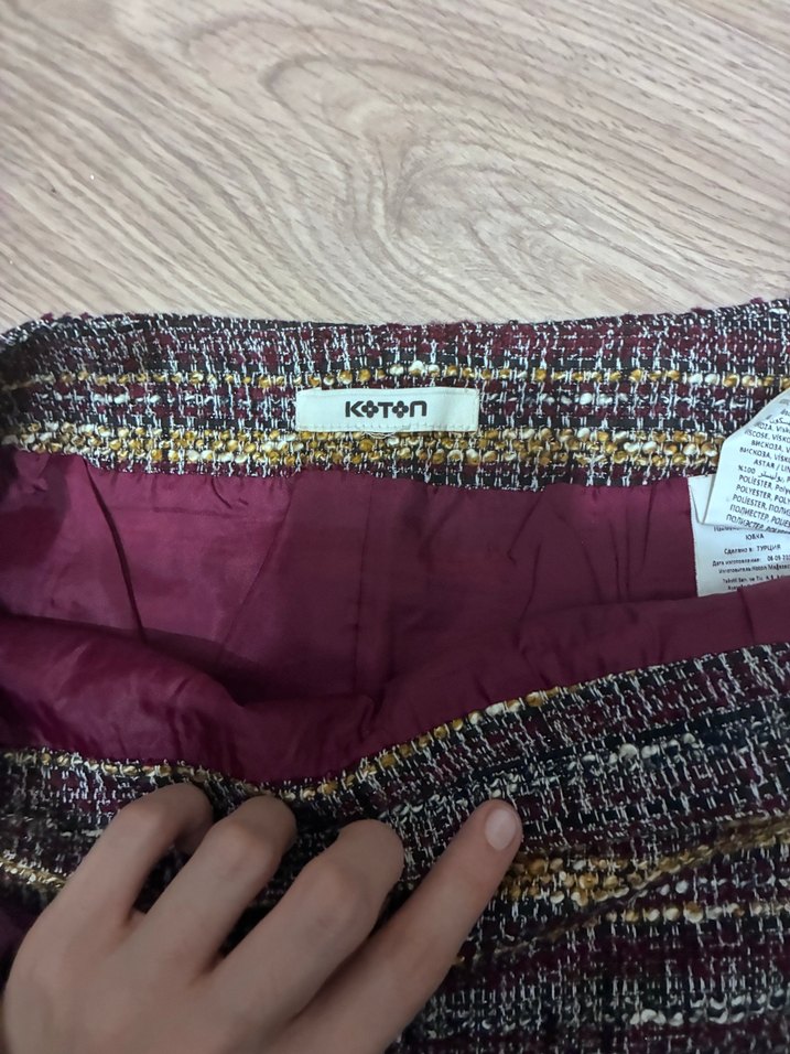 Kadın Çok Renkli Mini Etek - Görsel 5