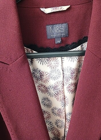 40 Beden bordo Renk Ceket