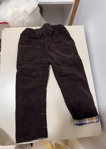 Erkek Çocuk Kahverengi Bol Kesim Kot Pantolon - Görsel 3