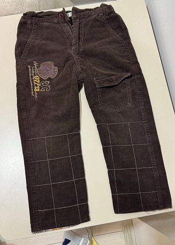 Erkek Çocuk Kahverengi Bol Kesim Kot Pantolon - Görsel 5