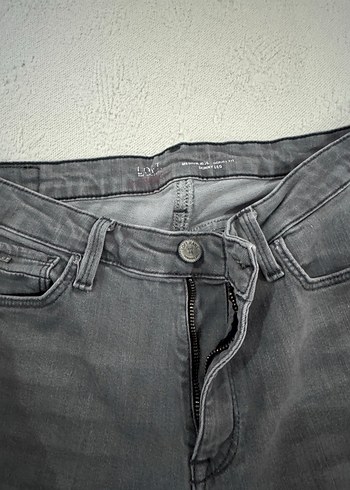 Gri Kadın Denim Pantolon - Görsel 3