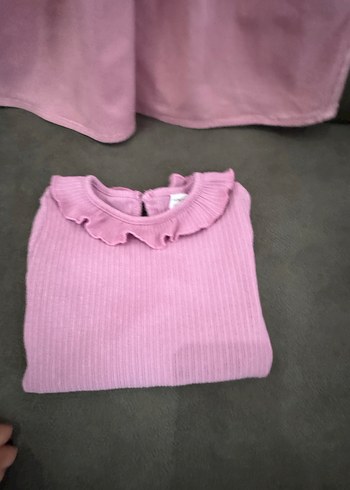 Pembe Kız Çocuk Fırfırlı Elbise - Görsel 6