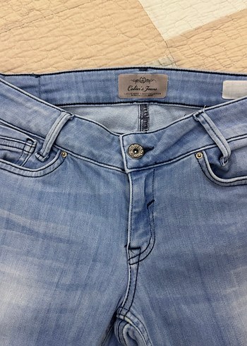 Mavi Normal Boy Kadın Denim Pantolon - Görsel 2