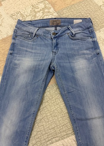 Mavi Normal Boy Kadın Denim Pantolon - Görsel 3