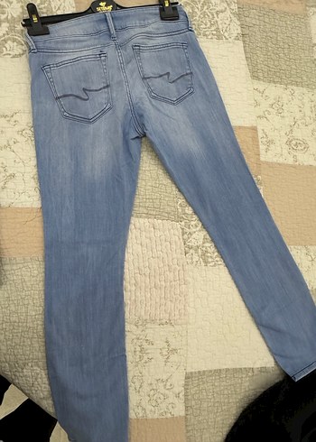 Mavi Normal Boy Kadın Denim Pantolon - Görsel 7