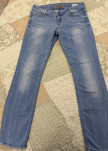 Mavi Normal Boy Kadın Denim Pantolon - Görsel 4