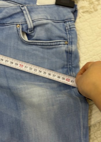 Mavi Normal Boy Kadın Denim Pantolon - Görsel 8