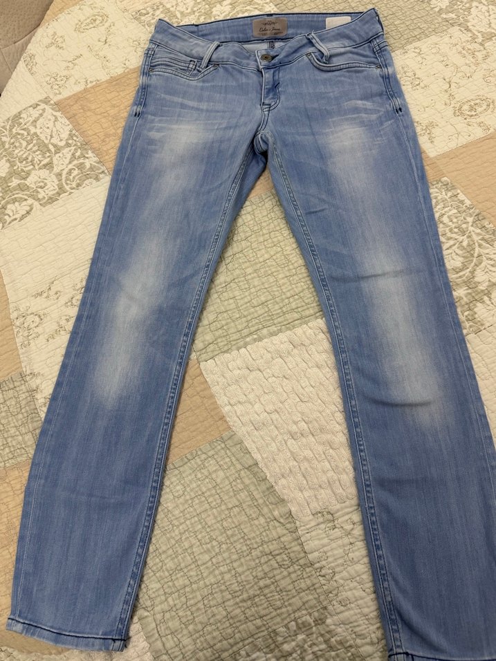 Mavi Normal Boy Kadın Denim Pantolon - Görsel 4