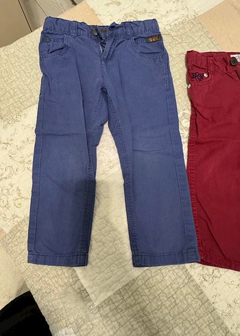 Kemerli Koyu Kırmızı Erkek Kot Pantolon - Görsel 2