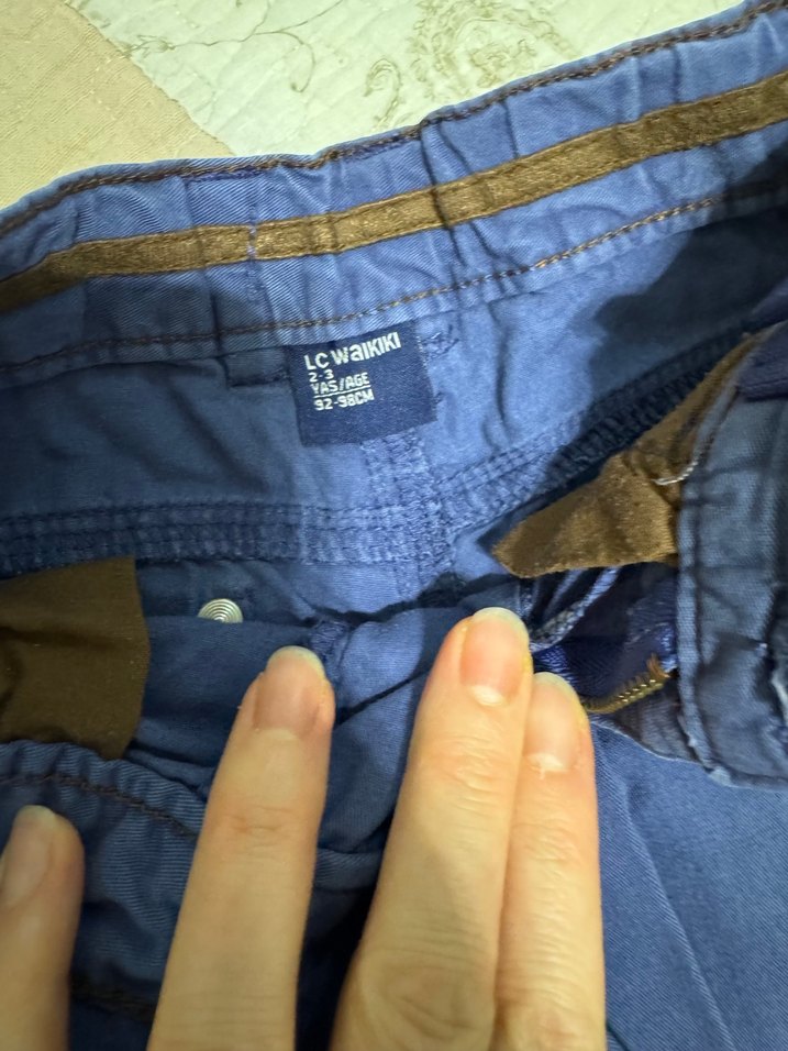 Kemerli Koyu Kırmızı Erkek Kot Pantolon - Görsel 5