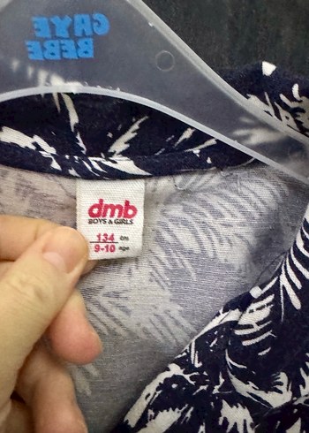 Erkek Çocuk Kısa Kollu Düğmeli Batik Gömlek - Görsel 3