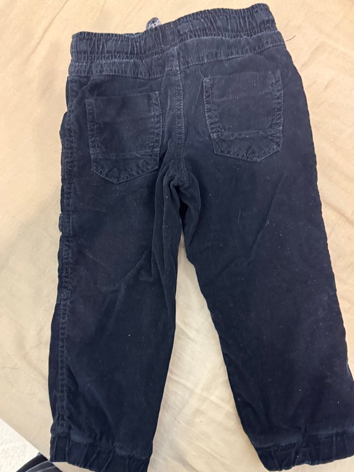 Erkek Çocuk Siyah Denim Rahat Kesim Pantolon - Görsel 5