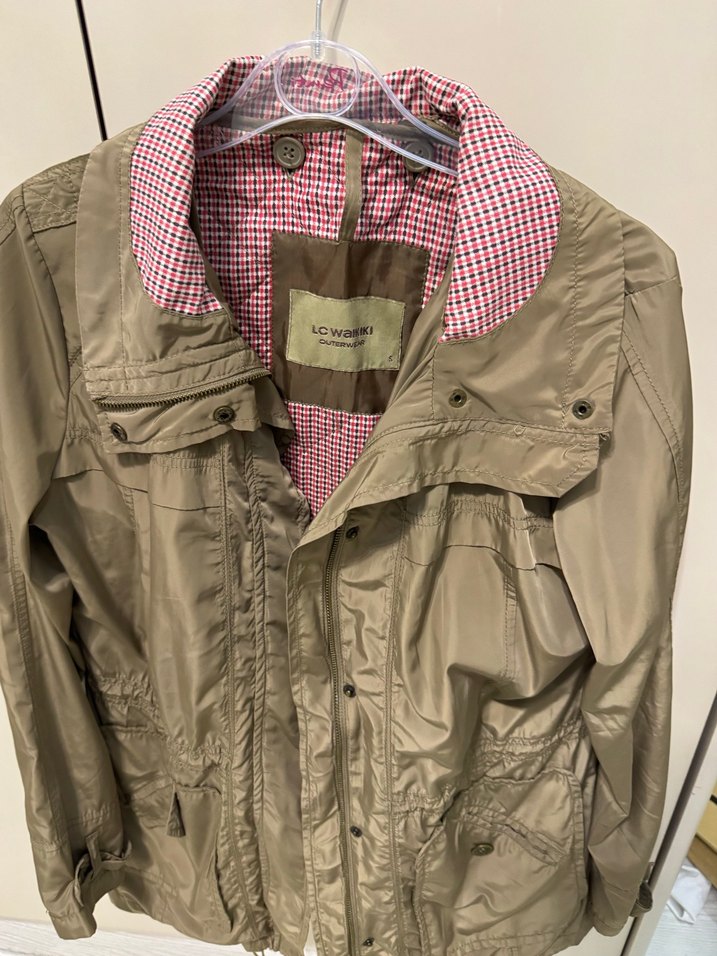 Bej Düğmeli Kadın Ceket - Görsel 4