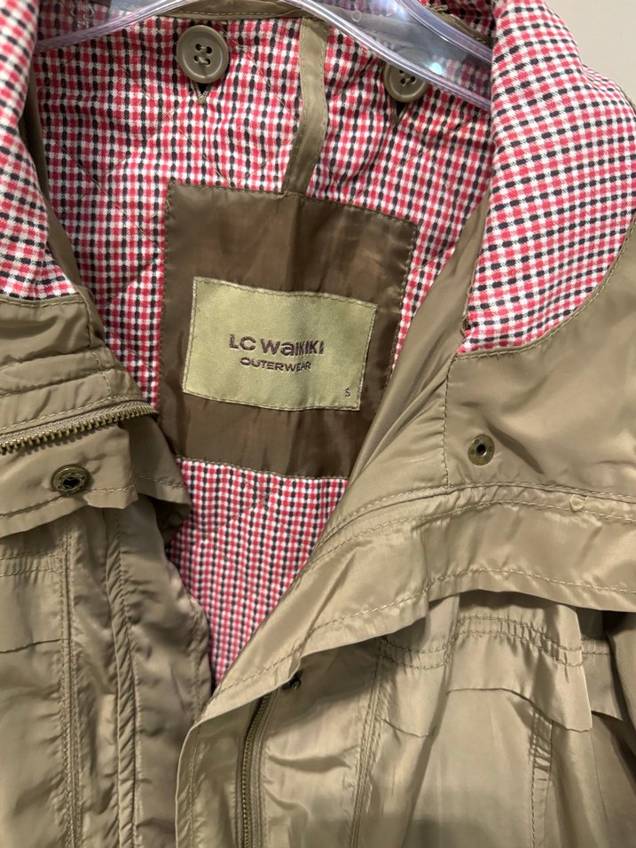 Bej Düğmeli Kadın Ceket - Görsel 5