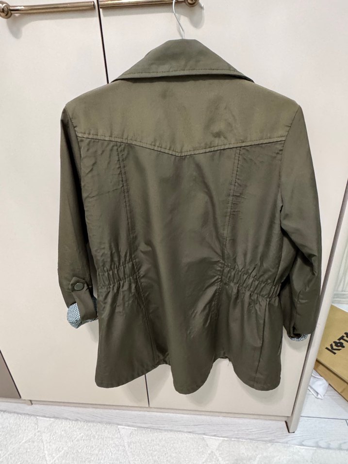 Düğmeli Yeşil Kadın Ceket - Görsel 4