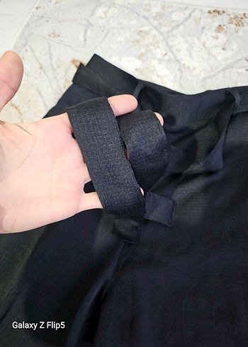 Kadın Bol Kesim Kuşaklı Pantolon - Görsel 3