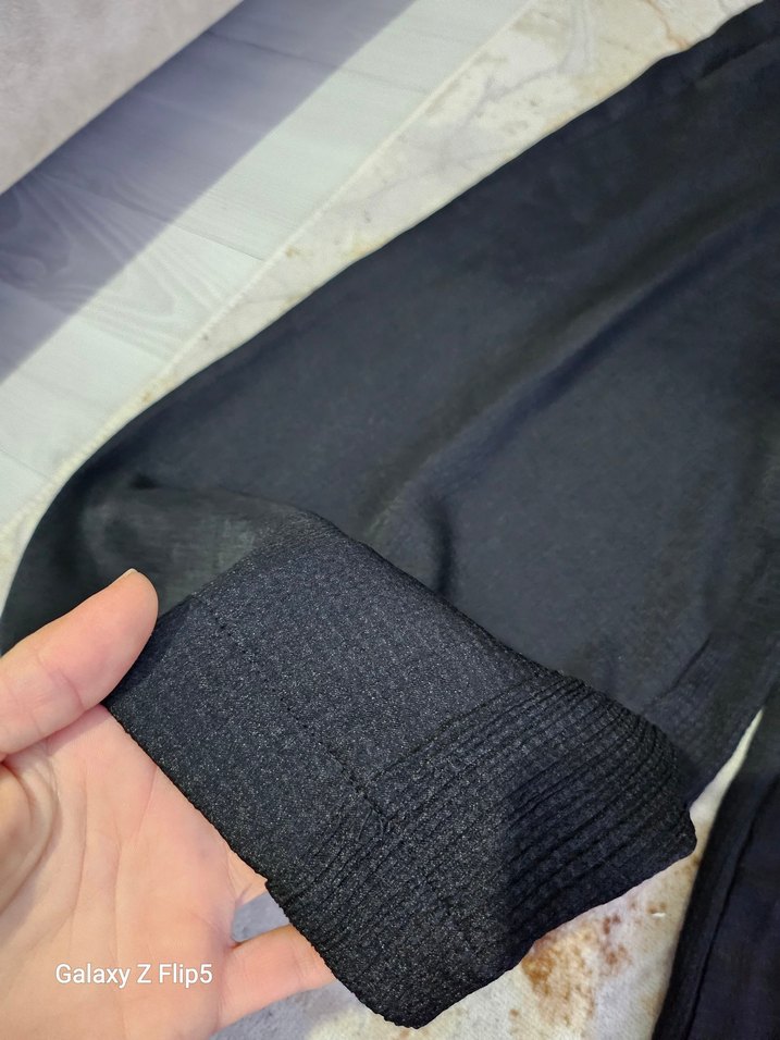 Kadın Bol Kesim Kuşaklı Pantolon - Görsel 2