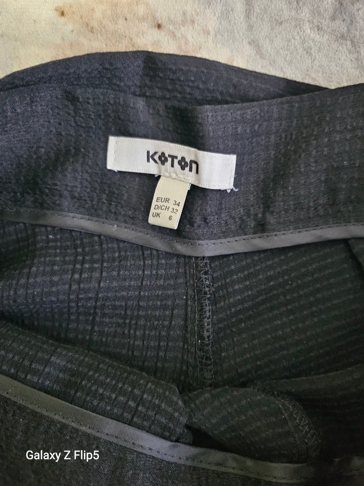 Kadın Bol Kesim Kuşaklı Pantolon - Görsel 5