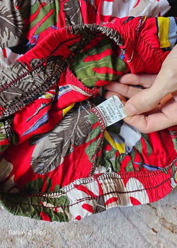 Renkli Bağlamalı Kadın Şort - Görsel 5