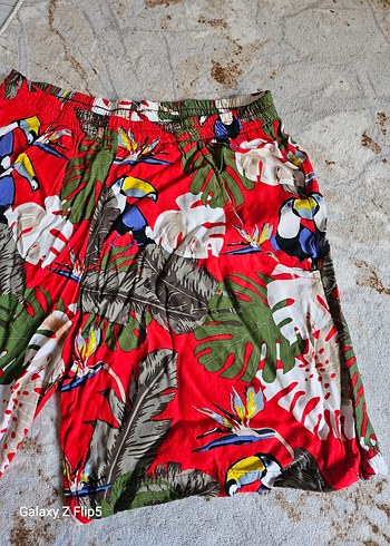 Renkli Bağlamalı Kadın Şort - Görsel 2