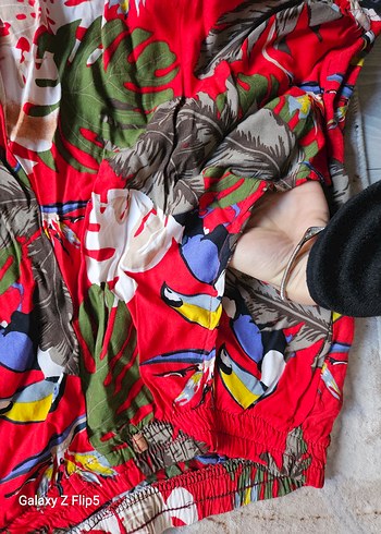 Renkli Bağlamalı Kadın Şort - Görsel 4