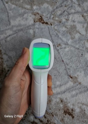 Pastel Renkli Temassız Dijital Ateş Ölçer - Görsel 8