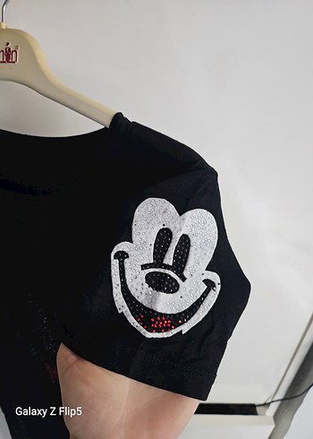 Siyah Payetli Kısa Kollu Uzun Elbise - Görsel 5