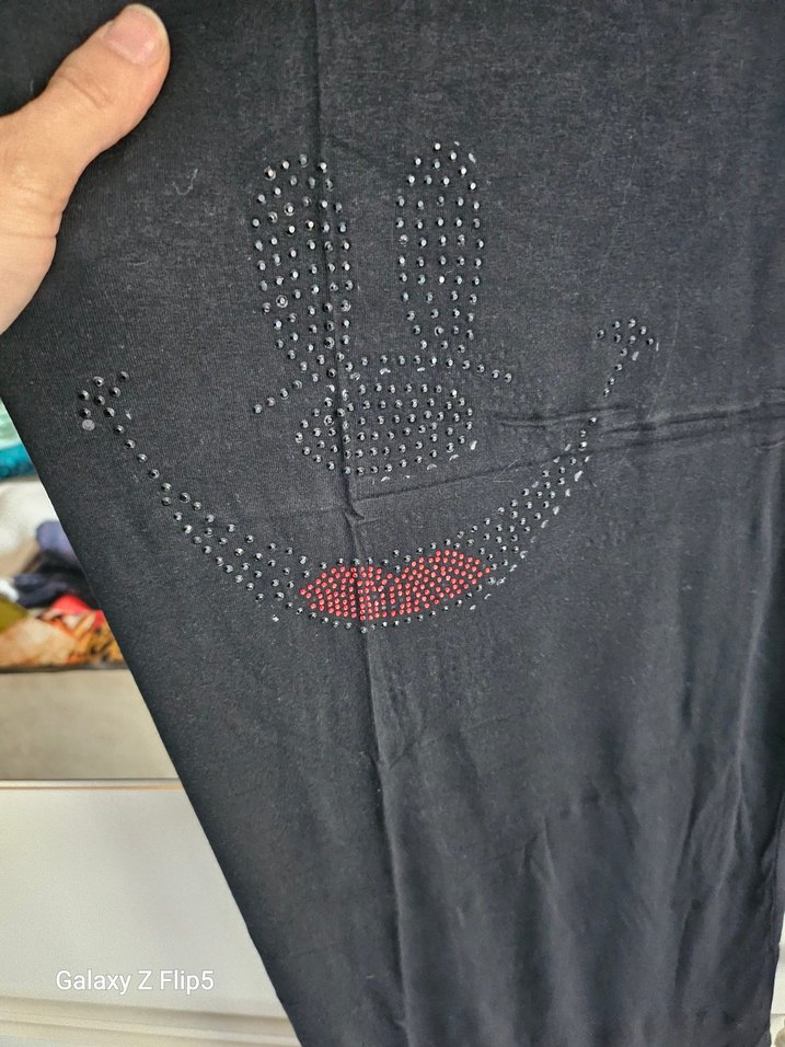 Siyah Payetli Kısa Kollu Uzun Elbise - Görsel 4