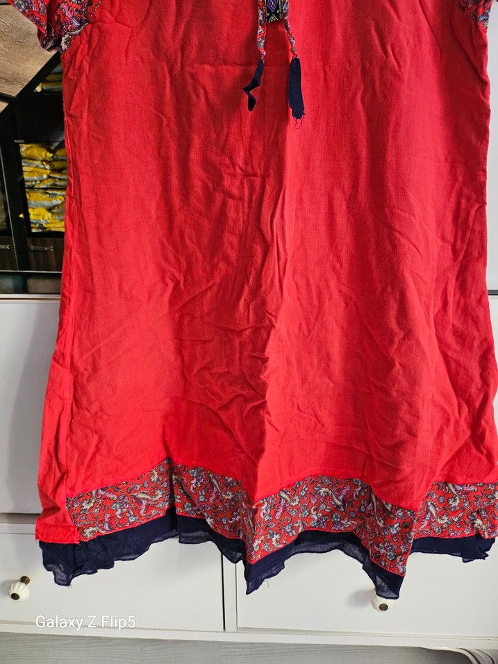 Püsküllü Kısa Kollu Tunik - Görsel 2