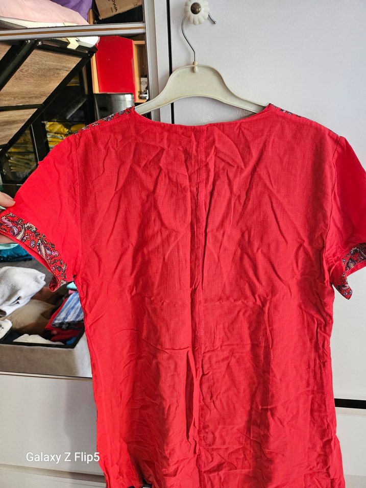 Püsküllü Kısa Kollu Tunik - Görsel 5