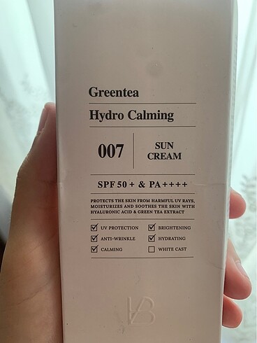 Barulab greentea güneş koruyucu