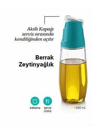 Tupperware Tupperware Berrak Zeytinyağlık 340 ml. ????