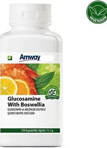 Amway Amway Nutriway Glucosamine With Boswellia TEG