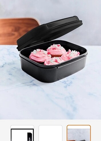 Tupperware Tupperware F20 Saklama Kutusu 1,1 Lt. Siyah 