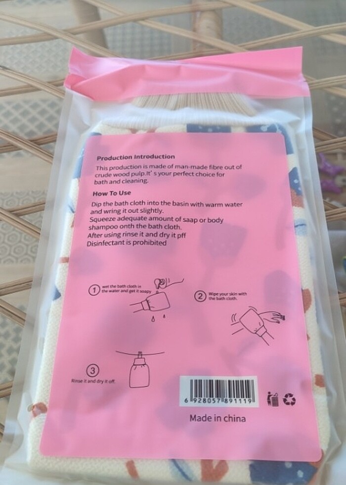 Bath Glove Eldivenli Duş Kesesi  - Görsel 2