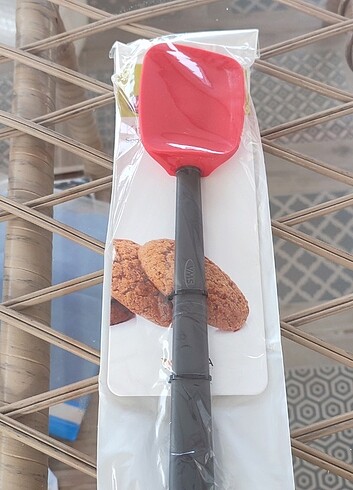 Cheffin Vms Anka Silikon Kaşık Spatula Kırmızı
