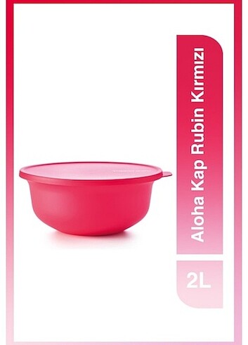 Tupperware Aloha Saklama Kabı 2 L.