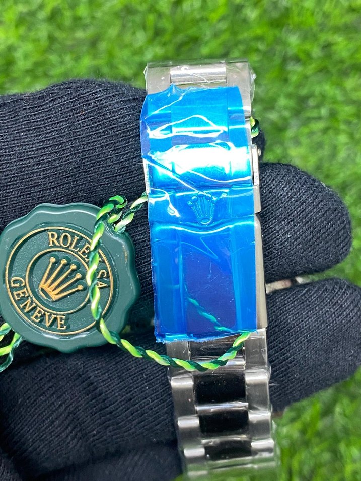 ROLEX Mavi Klasik Rock Punk Erkek Kol Saati - Görsel 5