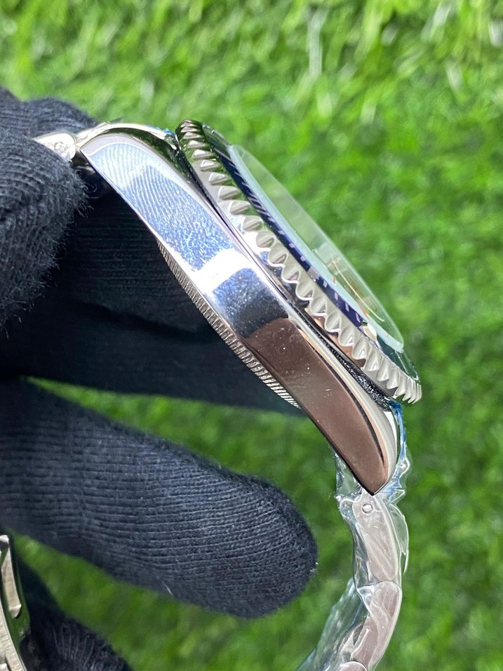 ROLEX Mavi Klasik Rock Punk Erkek Kol Saati - Görsel 3