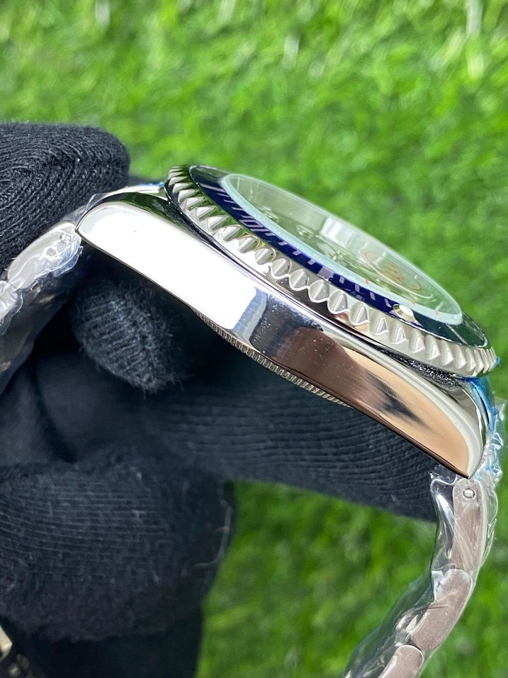 ROLEX Mavi Klasik Rock Punk Erkek Kol Saati - Görsel 4