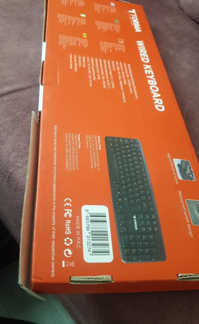 Torima Kablolu Siyah Klavye - Görsel 2