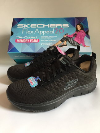 38 Beden siyah Renk Skechers Flex Appeal 2.0 (38,5)