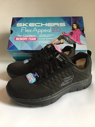 36 Beden siyah Renk skechers Flex Appeal (36)