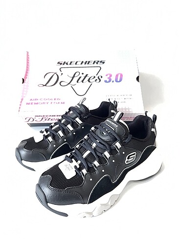 38,5 Beden siyah Renk Skechers D?lites 3.0 (38,5)