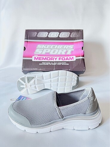 38 Beden gri Renk Skechers Fashion Fit (38)