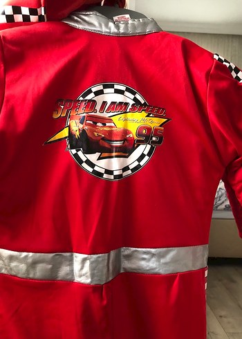 Şimşek Mcqueen kostüm - Görsel 5