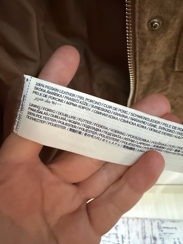 Nubuk Deri ceket - Görsel 3