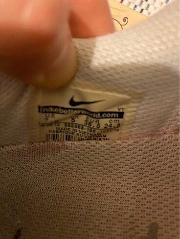38,5 Beden beyaz Renk Nike airmax