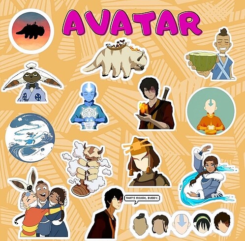 Avatar sticker seti